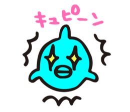 dolphin friends 2 sticker #5358220