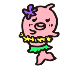 dolphin friends 2 sticker #5358223