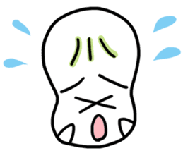 Spineless Boy with funny friends sticker #5358677