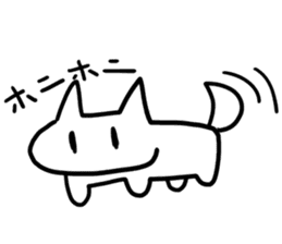 Spineless Boy with funny friends sticker #5358678