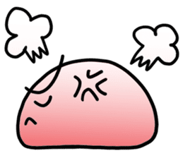 Spineless Boy with funny friends sticker #5358681