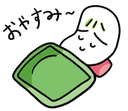 Spineless Boy with funny friends sticker #5358687