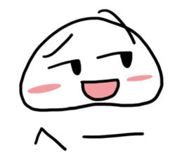 Spineless Boy with funny friends sticker #5358700