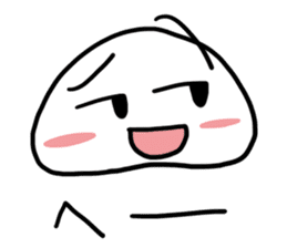 Spineless Boy with funny friends sticker #5358700