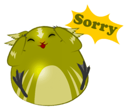 Green ball Elf sticker #5358770