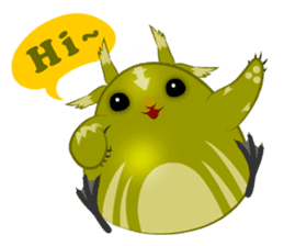 Green ball Elf sticker #5358776