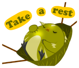 Green ball Elf sticker #5358782