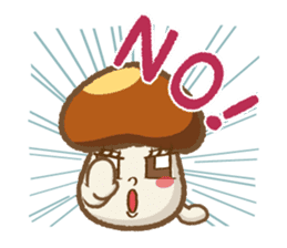 Nameko-chan the Nameko mushroom sticker #5358811