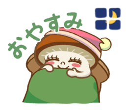 Nameko-chan the Nameko mushroom sticker #5358822