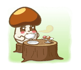 Nameko-chan the Nameko mushroom sticker #5358832