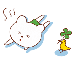 Bear and cat of a good friend friend sticker #5358848