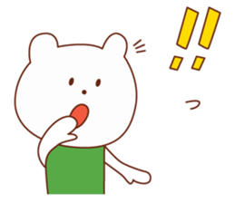 Bear and cat of a good friend friend sticker #5358861