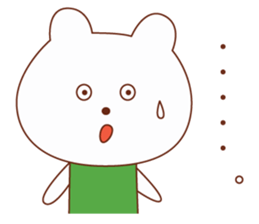 Bear and cat of a good friend friend sticker #5358863