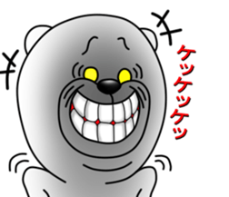 An annoying white bear. sticker #5358988