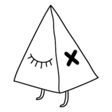Friendly triangle sticker #5359062