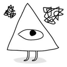 Friendly triangle sticker #5359063