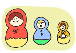 Matryoshka doll of mato sticker #5359796