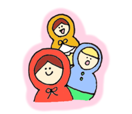 Matryoshka doll of mato sticker #5359797