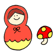 Matryoshka doll of mato sticker #5359809