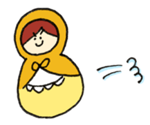 Matryoshka doll of mato sticker #5359835