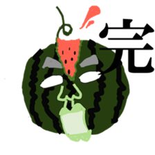 Vegetable Dude with his Awesome Homies sticker #5359895