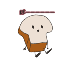 bread is little shy. sticker #5360436