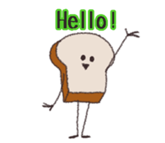 bread is little shy. sticker #5360453