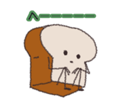 bread is little shy. sticker #5360457