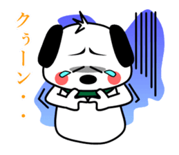 a flap-eared dog GORO sticker #5360721