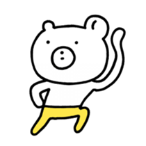 Bear was wearing trousers sticker #5360798