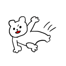 white bear happy days sticker #5361950