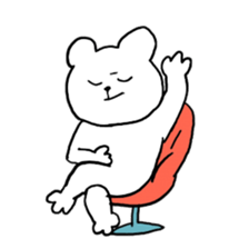 white bear happy days sticker #5361951