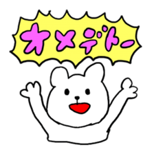 white bear happy days sticker #5361953