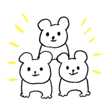 white bear happy days sticker #5361955