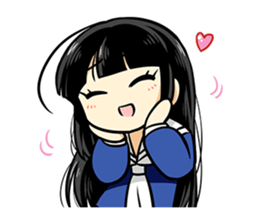 musashi and murayama started dating. sticker #5363015