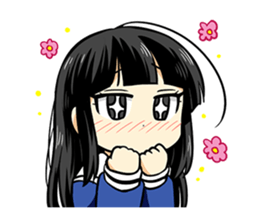 musashi and murayama started dating. sticker #5363026