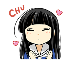 musashi and murayama started dating. sticker #5363034