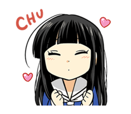 musashi and murayama started dating. sticker #5363034