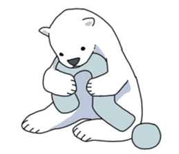 Polar bear??? sticker #5363207
