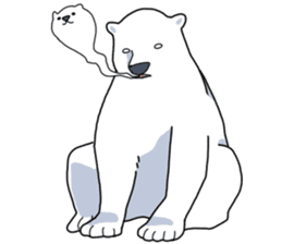 Polar bear??? sticker #5363221