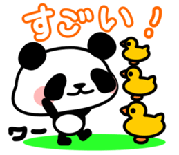 This panda gives a good answer sticker #5364048