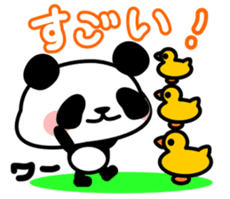 This panda gives a good answer sticker #5364048