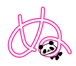This panda gives a good answer sticker #5364058