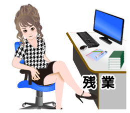 Life of gyaru 2(office worker version) sticker #5364582