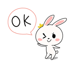 Lovely Rabbit Stickers sticker #5364996