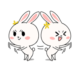 Lovely Rabbit Stickers sticker #5365026