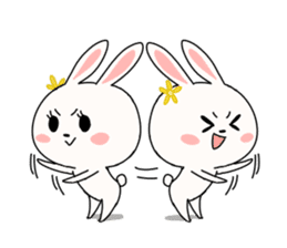 Lovely Rabbit Stickers sticker #5365026