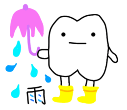 the lazy tooth, Haa chan. sticker #5365767