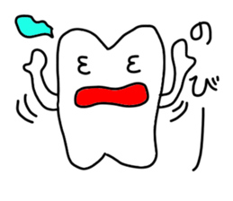 the lazy tooth, Haa chan. sticker #5365768