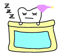 the lazy tooth, Haa chan. sticker #5365771